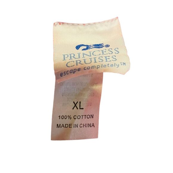 Princess Cruises Womens T Shirt Mexican Riviera Red Cruise Souvenir Size XL - Picture 6 of 6